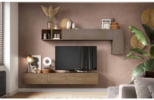 Elegantna TV omarica bronasta/les INFINITY 2.0 900041-BRMR