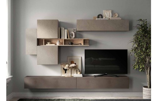 Elegantna TV omarica glina/bronasta/hrast INFINITY 2.0 900044