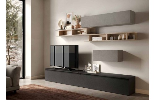 Elegantna TV omarica glina/hrast/lava INFINITY 2.0 900039-AGKLV