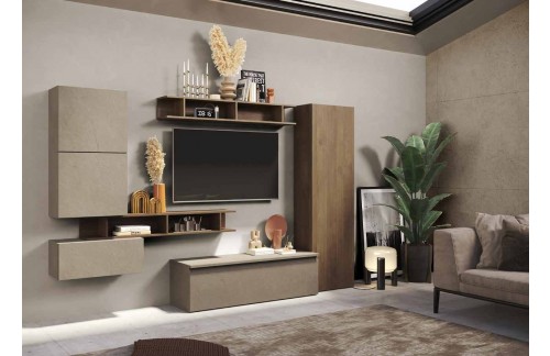 Elegantna TV omarica glina/temen les INFINITY 2.0 900038-AGMR