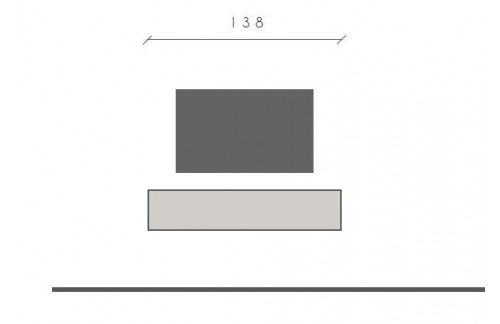 Elegantna TV omarica v hrastu INFINITY 2.0 Comb. 54
