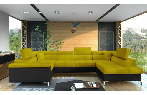 Elegantna večnamenska sedežna garnitura Thiago v obliki črke U