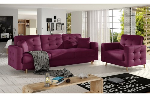 Elegantni set za dnevno sobo Asgard 3+1