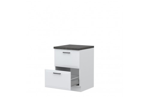 ELEMENT ZA KUHINJO EVIA R-60-2MBOX Z DVEMA KOVINSKIMA PREDALOMA