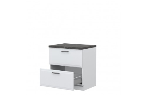 ELEMENT ZA KUHINJO EVIA R-80-2MBOX Z DVEMA KOVINSKIMA PREDALOMA