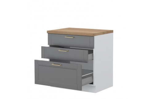 ELEMENT ZA KUHINJO TARA R-80-3MBOX S KOVINSKIMI PREDALI