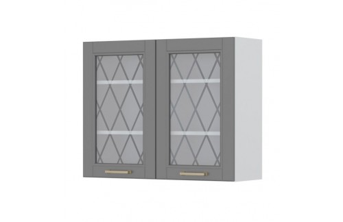 VISEČI ELEMENT ZA KUHINJO TARA S STEKLENIMI VRATCI V7-90-2KS