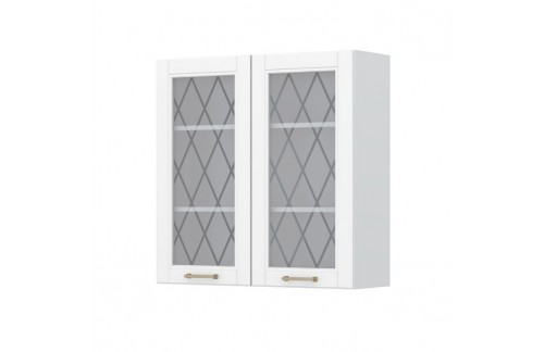 VISOKI VISEČI ELEMENT ZA KUHINJO TARA S STEKLENIMI VRATCI V9-90-2KS