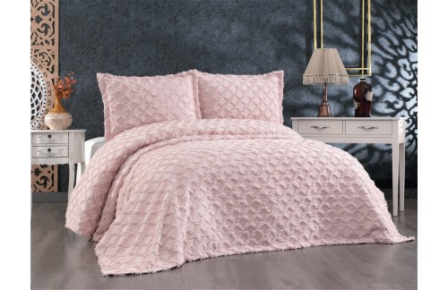 POSTELJNINA HAREM 240X260 CM - ROZA