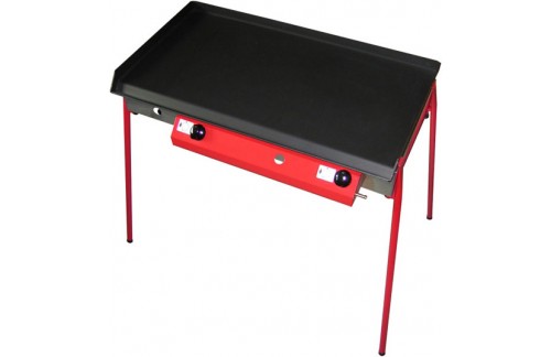 Plinski žar Gorenc, 80 x 40, Fe plošča, dva gorilnika, z nogami