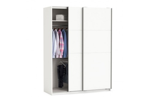 Garderobna omara FAST 120, Bela - POŠKODOVANO