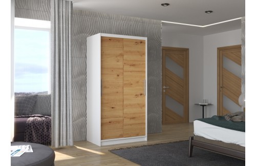 GARDEROBNA OMARA ASTEN 100 CM (VEČ BARV)