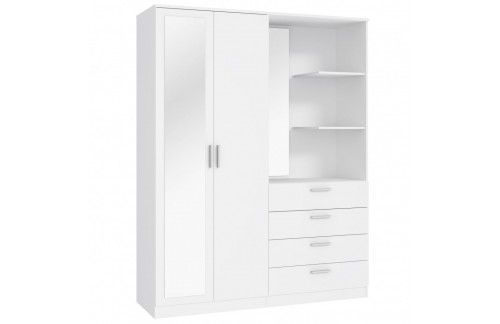 Garderobna omara DEWANIA DWXS731L (bela)