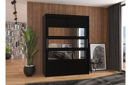 Garderobna omara z drsnimi vrati Florento (150 cm)