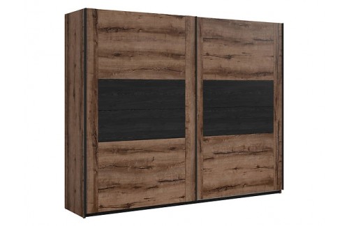 GARDEROBNA OMARA KASSEL - SAMOSTANSKI HRAST/ČRNI HRAST