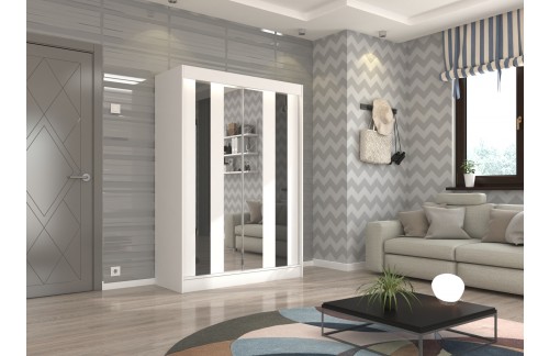 GARDEROBNA OMARA KEITA 150 CM (VEČ BARV)