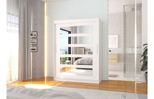 Garderobna omara z drsnimi vrati Murani (150 cm)