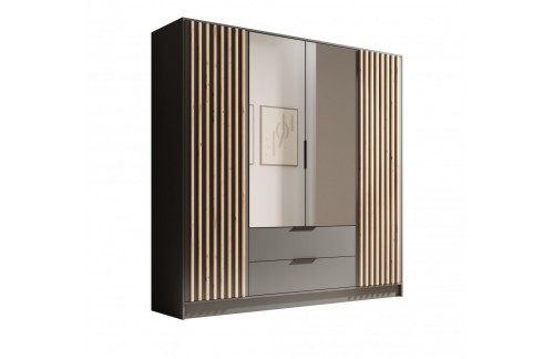 Garderobna omara Neri 200 cm - GRAFIT