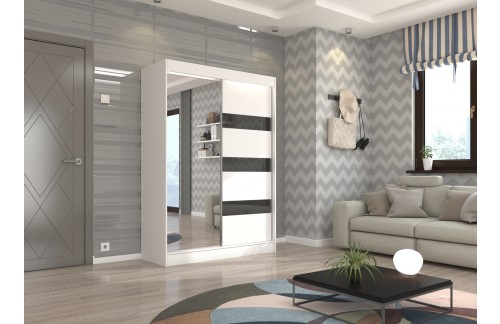 GARDEROBNA OMARA TOURA 150 CM (VEČ BARV)