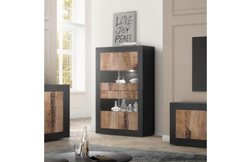 Industrijska vitrina z 4 vrati, kolekcija BASIC 208015-06P