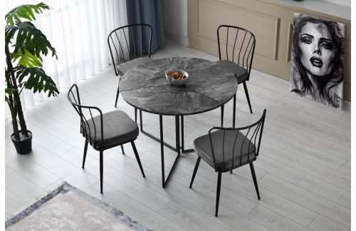 Jedilna miza Elon (Antracit)