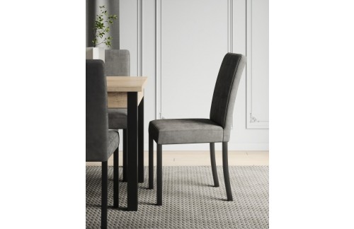 Jedilni stol RODOS 81 z oblazinjenim naslonjalom