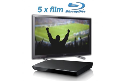 Komplet SONY KDL-40EX650+ Blue-ray BDPS390+ 5x film