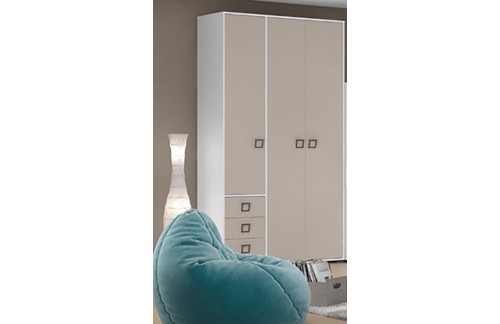 3-DELNA GARDEROBNA OMARA S PREDALI KIKI 236cm (VEČ BARV)