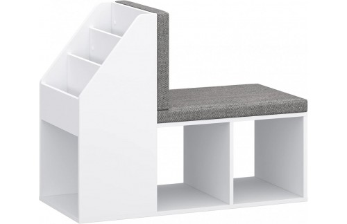 Klop ABADIA (bela/siva)