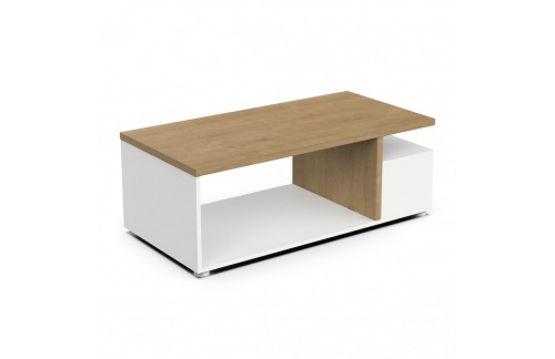 Klubska mizica ACCESS 466008 (bela/rjava)