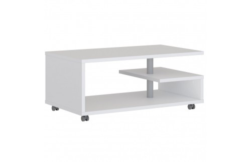 Klubska mizica BAILEY (bela)