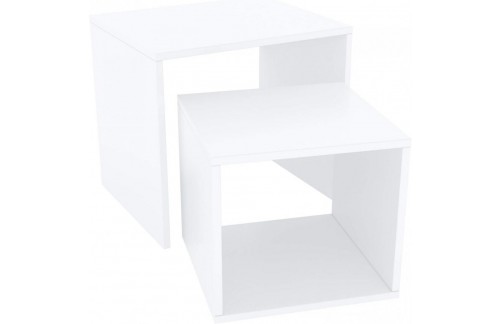 Klubska mizica BAZZANO (bela)