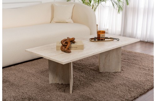 Klubska mizica Elvor (Travertin)