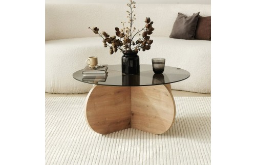 Klubska mizica Garen (Hrast/Dimna)