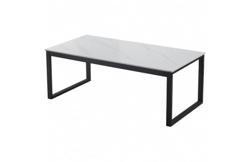 Klubska mizica HANOS (bela visok sijaj)