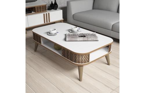 Klubska mizica Kalon (Bela)