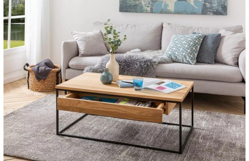 Klubska mizica LOVEL (hrast)