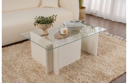 Klubska mizica Omaro (Bela)