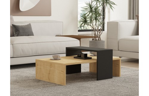 Klubska mizica Rilan (Safir/Antracit)