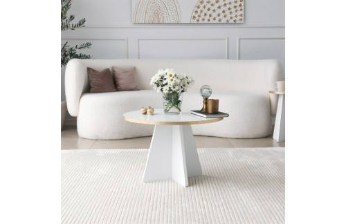 Klubska mizica Silor (Zlata/bela)