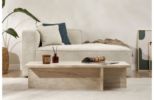 Klubska mizica Silvo (Travertin)