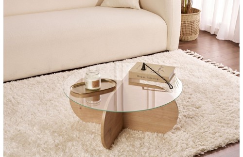 Klubska mizica Toral (Safirni hrast)