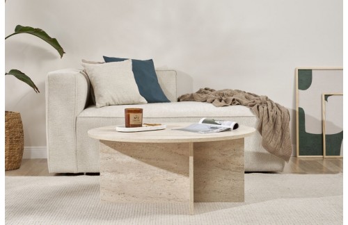 Klubska mizica Vanir (Travertin)