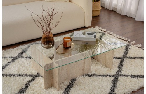 Klubska mizica Varin (Travertin)