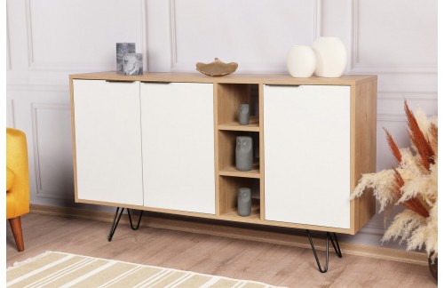 Komoda Palen (Hrast/Bela)