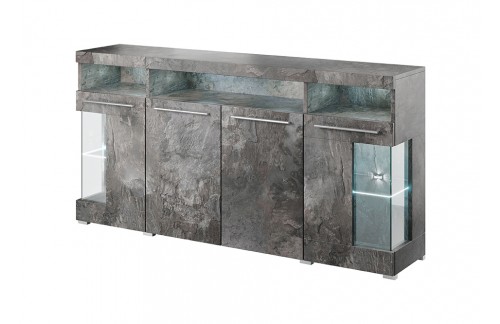 KOMODA S STEKLENIMI VRATCI INDIA - SKRILAVEC