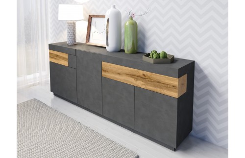 KOMODA STOCKHOLM 219CM MATERA/HRAST