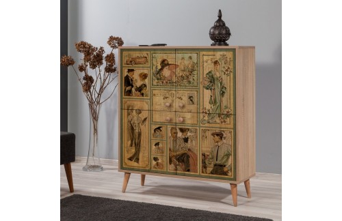 Komoda Zilor (Sonoma hrast)