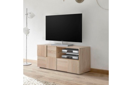 Kompakten TV regal z vrati in predalom 121x57 cm DAMA 201508-01