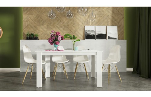 Miza KONGO 140x80 - bela